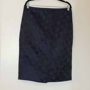J.Crew Jacquard Dot Pencil Skirt